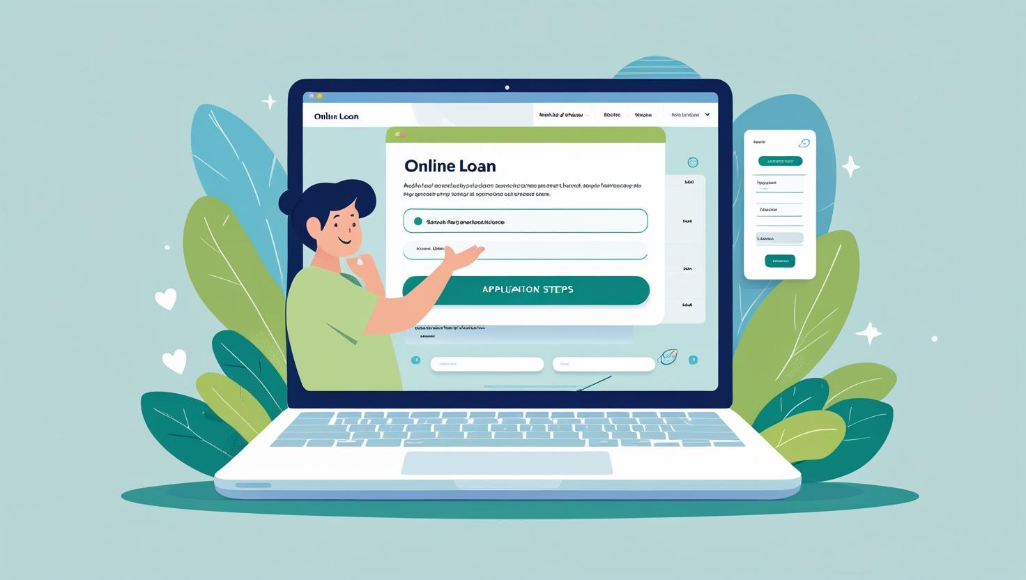 buatkan saya gambar untuk artikel dengan judul Cara Mengajukan Pinjaman Online Tanpa Slip Gaji. Buatkan dengan ukuran 800px x