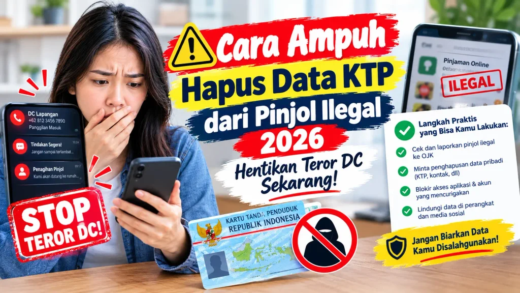 Cara hapus data ktp dari pinjol ilegal 2026, hentikan teror dc sekarang! 1 Cara Ampuh Hapus Data KTP dari Pinjol Ilegal 2026 Hentikan Teror DC Sekarang