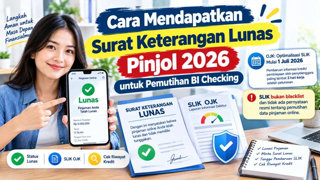 Cara Mendapatkan Surat Keterangan Lunas Pinjol 2026 untuk Pemutihan BI Checking
