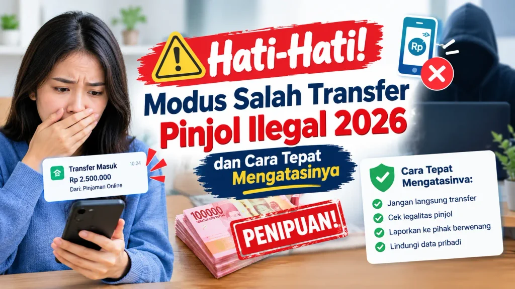 Hati-hati! Modus salah transfer pinjol ilegal 2026 dan cara tepat mengatasinya 1 Hati-Hati! Modus Salah Transfer Pinjol Ilegal 2026 dan Cara Tepat Mengatasinya